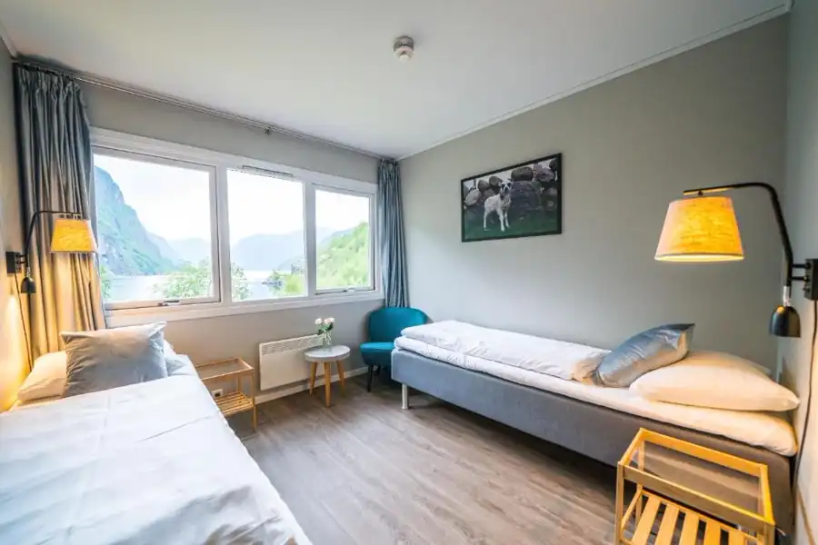 Standard Twin Room with Sea View at Heimly Pensjonat